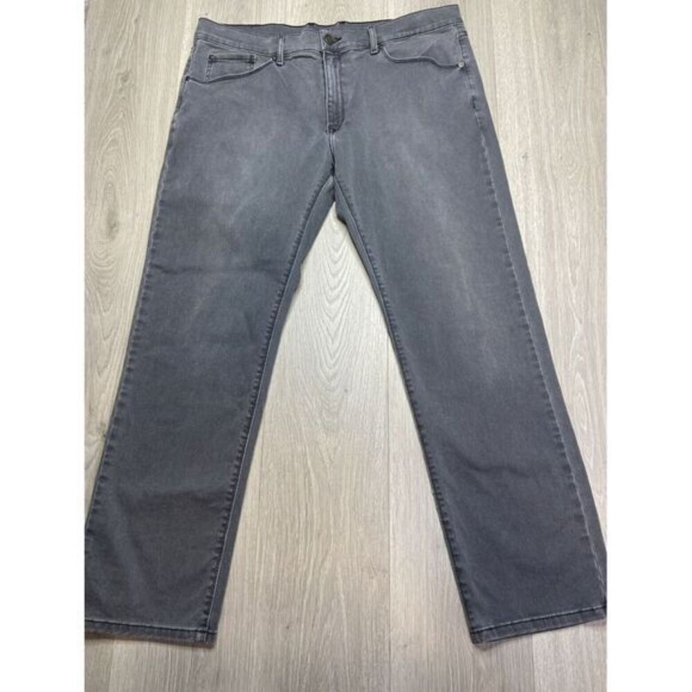 Mott & Bow Jeans Men 38x30 Gray Slim Mercer Stretch Rock Biker Grunge‎ Skater
